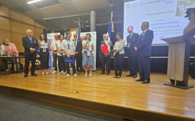 Les lycéens et leurs encadrants récompensés 